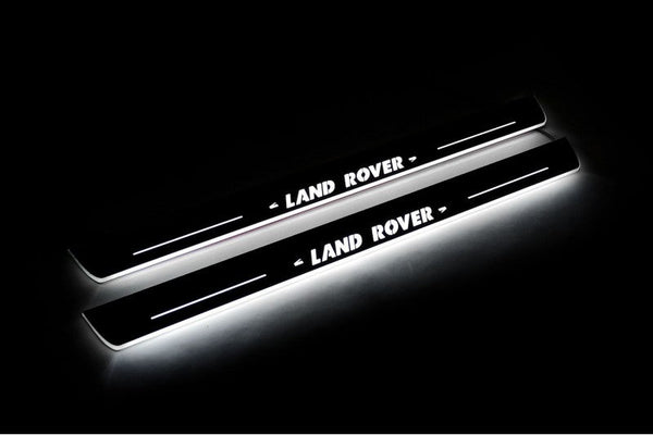 Land Rover Discovery IV Car Door Sill With Logo Land Rover - decoinfabric