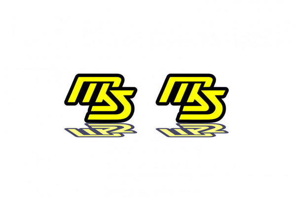 Mazda emblem (badges) for fenders with Mazdaspeed logo (type 2) - decoinfabric