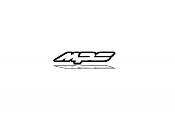 Mazda tailgate trunk rear emblem with MPS logo - decoinfabric