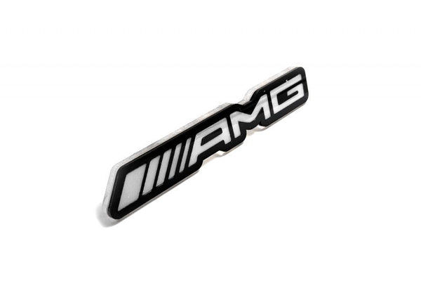 Mercedes Radiator grille emblem with AMG logo - decoinfabric