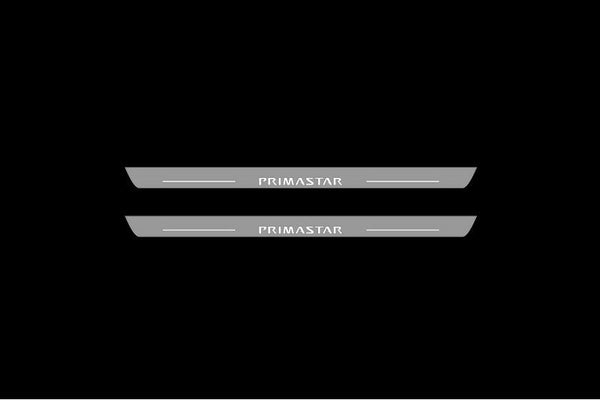 Nissan Primastar Door Sill Led Plate With Logo Primastar - decoinfabric