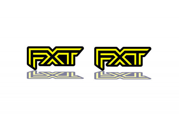 Subaru emblem (badges) for fenders with FXT logo - decoinfabric
