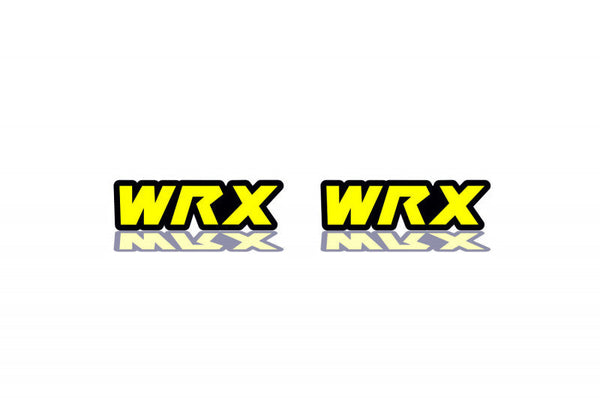 Subaru emblem (badges) for fenders with WRX logo (type 2) - decoinfabric