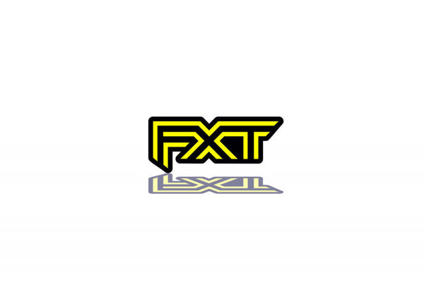 Subaru Radiator grille emblem with FXT logo - decoinfabric
