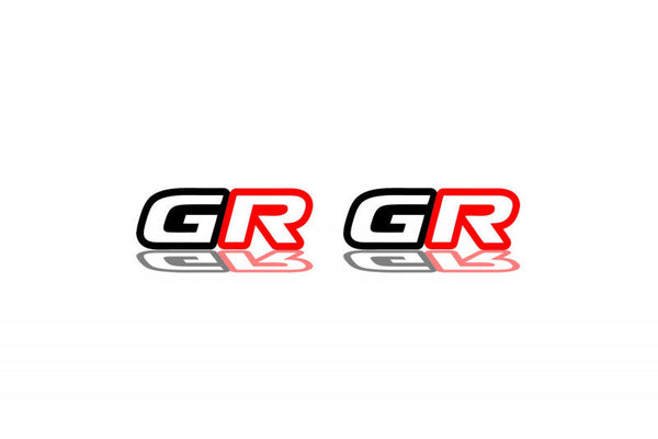 Toyota emblem for fenders with GR logo (type 2) - decoinfabric