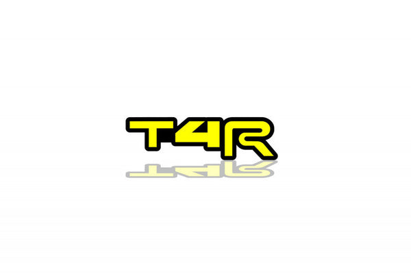 Toyota Radiator grille emblem with T4R logo - decoinfabric