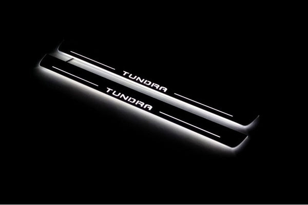 Toyota Tundra 2022+ Car Door Sill With TUNDRA Logo (CrewMax) - decoinfabric