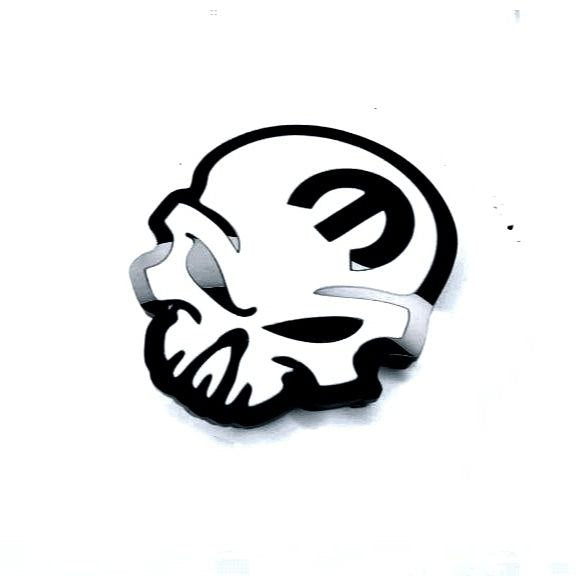 DODGE Radiator grille emblem with Mopar Skull logo (type 3) - decoinfabric