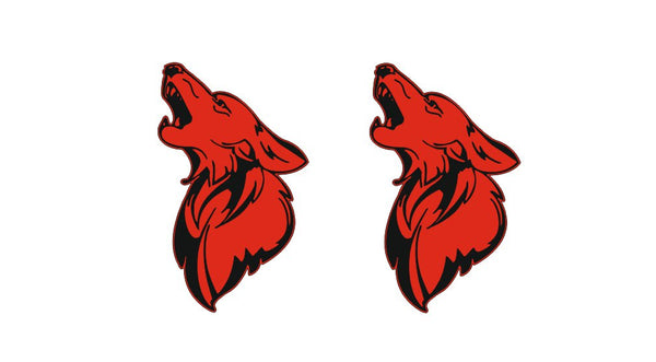 Ford Mustang emblem for fenders with Coyote logo (type 4)