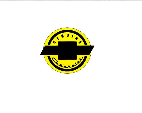 Chevrolet tailgate trunk rear emblem with Chevrolet Genuine logo