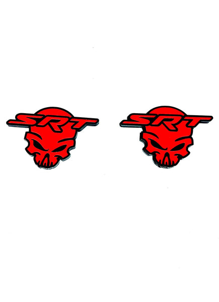 Chrysler emblem for fenders with SRT Skull logo - decoinfabric