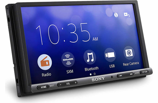 Sony XAV-AX1000 2 DIN Auto Radio Bluetooth für KIA Shuma II 2001-2004  schwarz