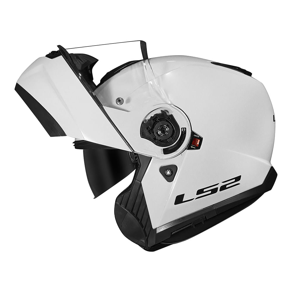CAPACETE STROBE II MONOCOLOR BRANCO 3