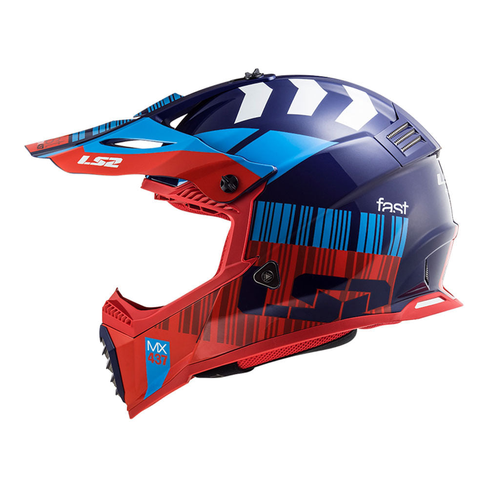 CAPACETE FAST MX437 XCODE VERMELHO 2