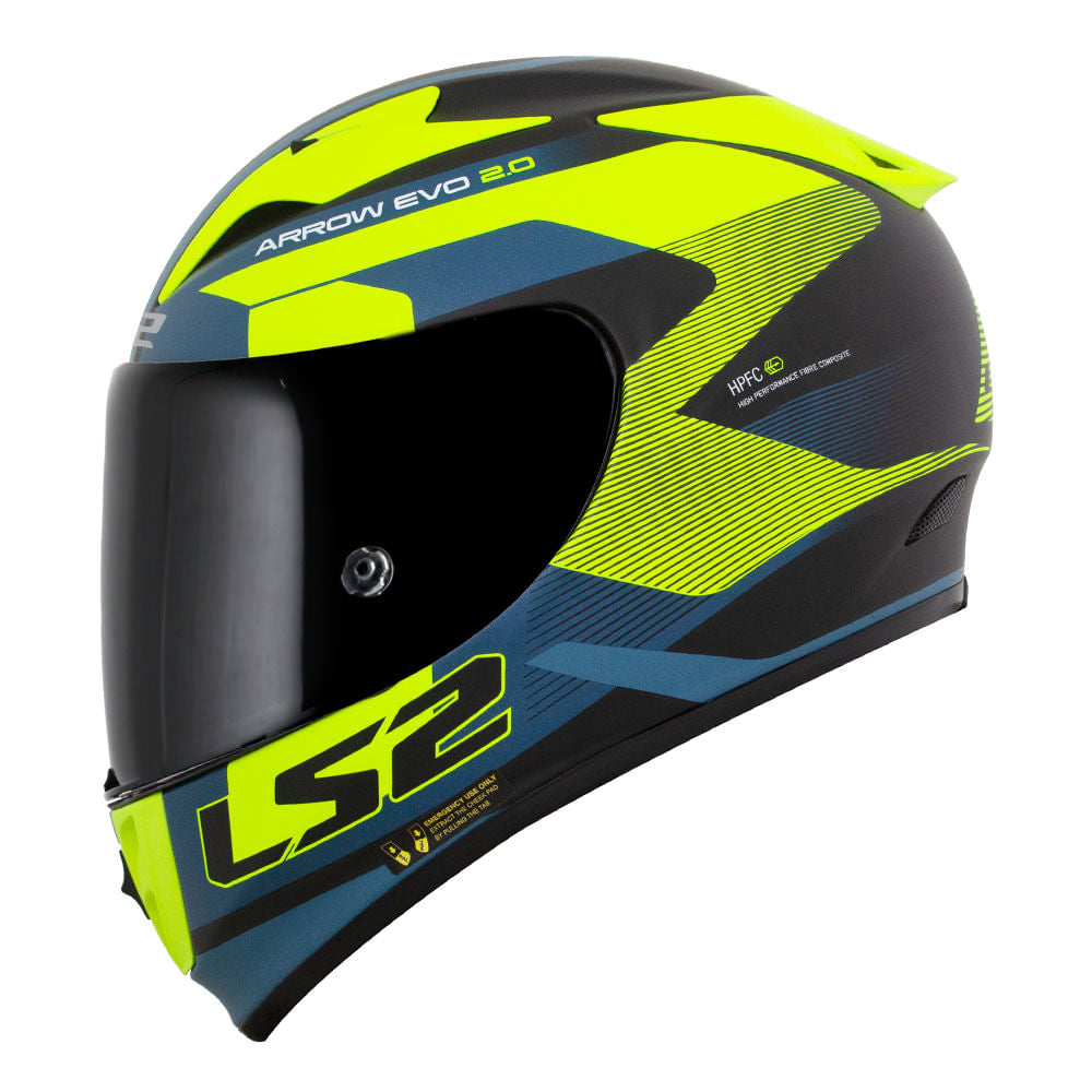 CAPACETE ARROW COMPETE AZUL 2