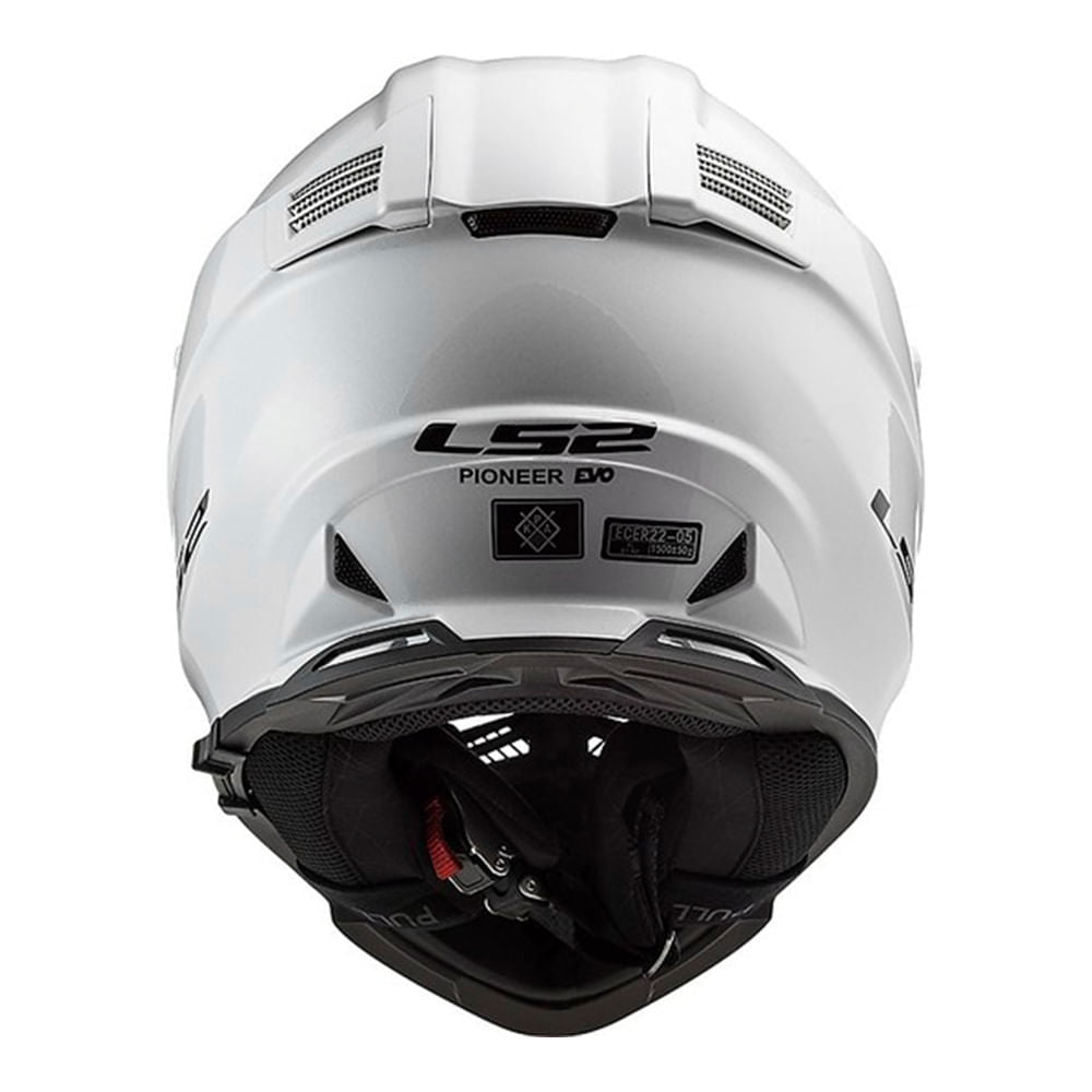 CAPACETE PIONEER EVO MONOCOLOR BRANCO 6
