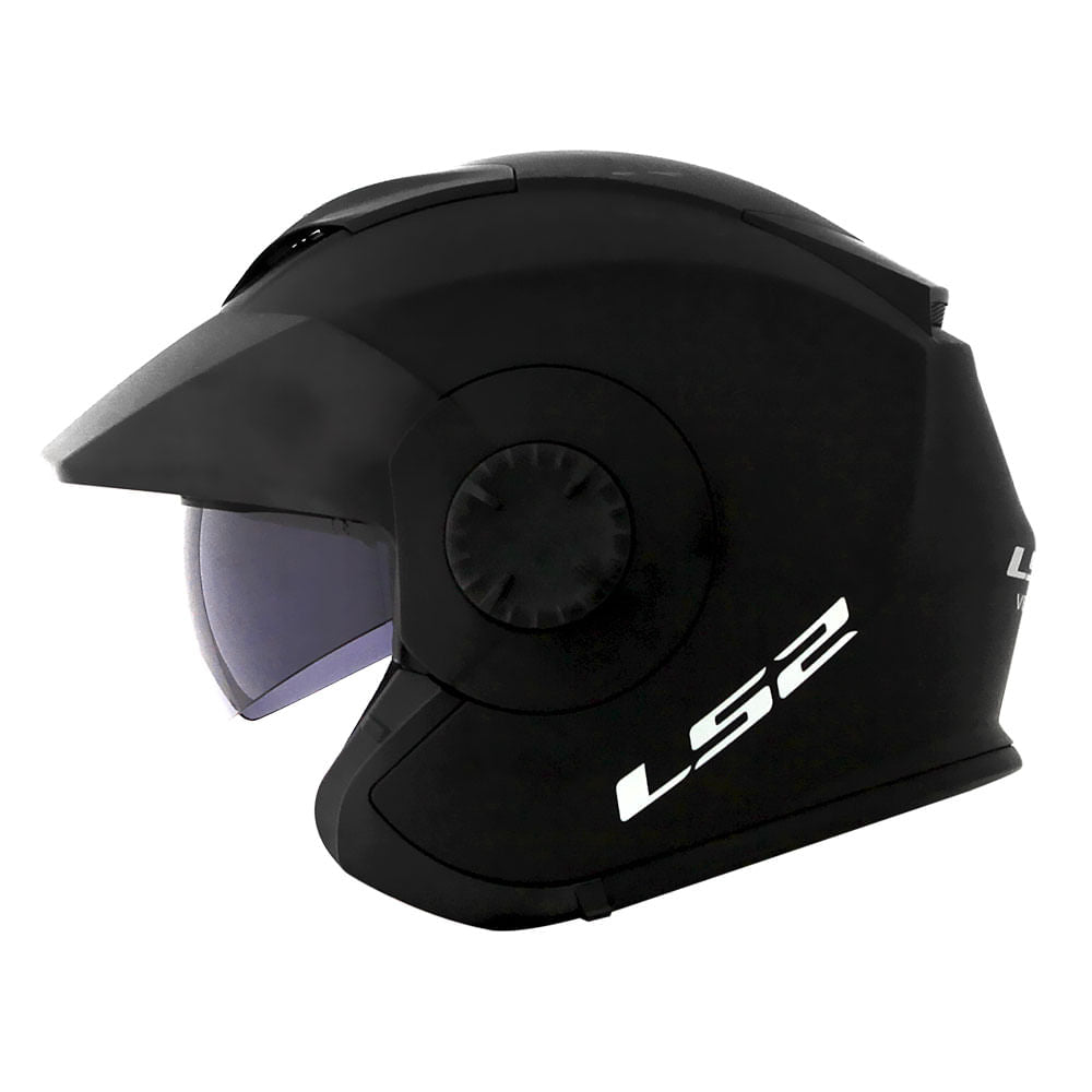 CAPACETE VERSO MONOCOLOR PRETO FOSCO 5