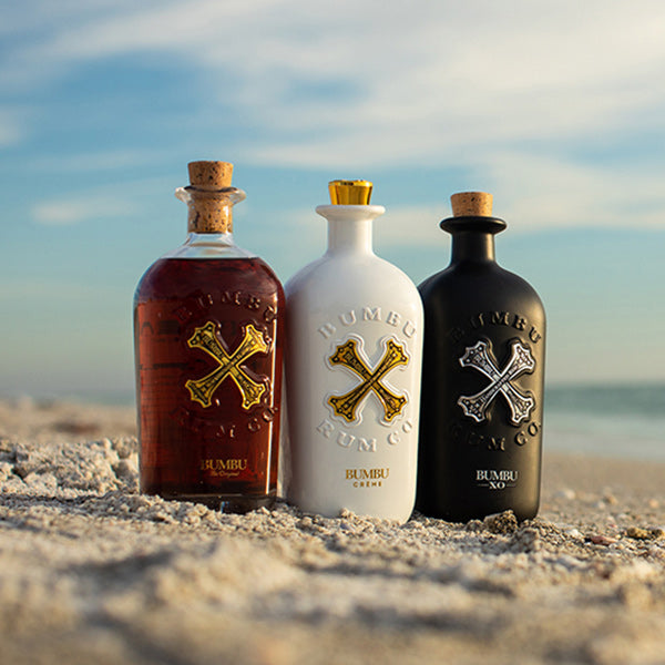 The complete Bumbu Rum Family- Original, XO & Rum Cream