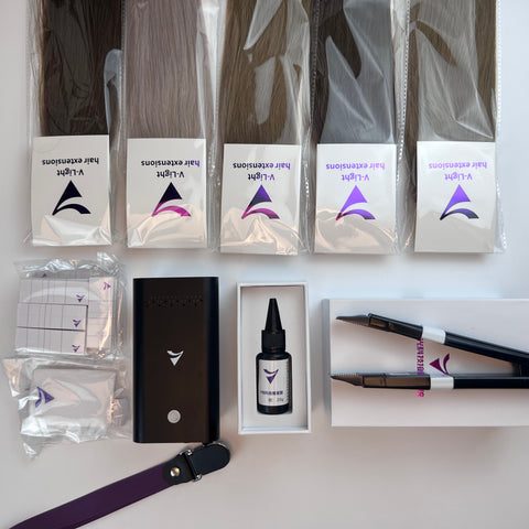 V-light 10D Hair Extensions Experience kit （free shiping） – V-light hair  extensions