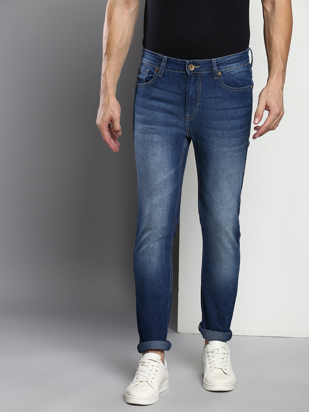 navy blue jeans for men