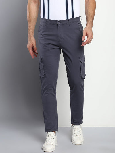 Sage Green Casual Cargo Pants for Men