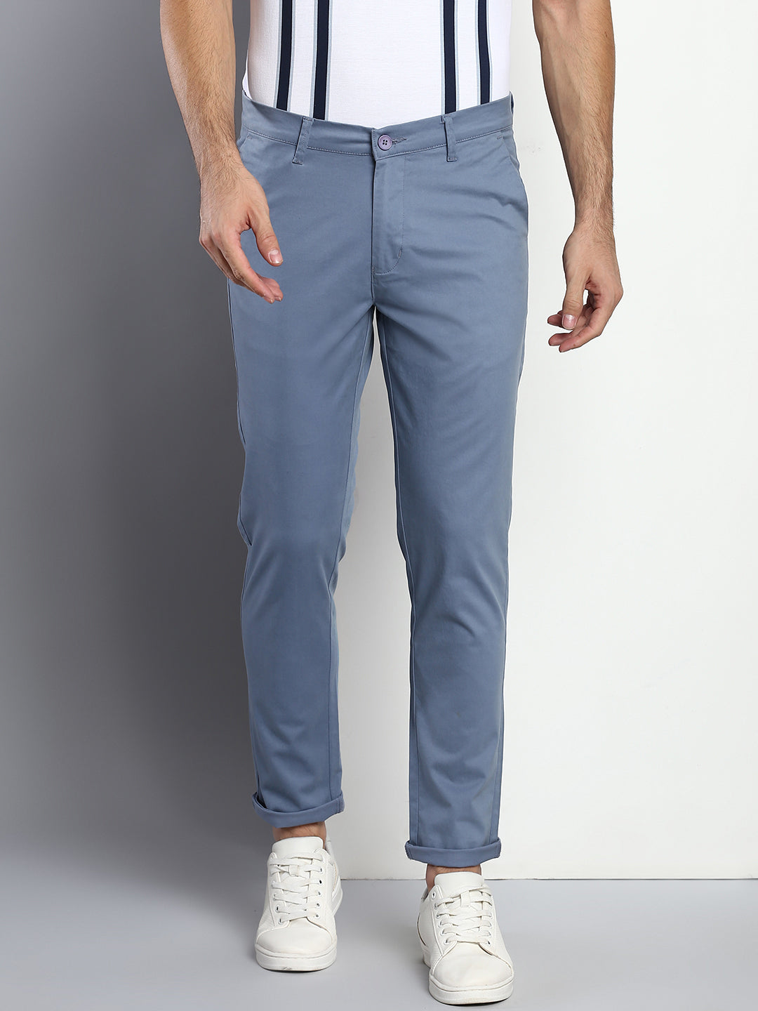 Buy online Mid Rise Solid Formal Trouser from Bottom Wear for Men by Ad By  Arvind for ₹1249 at 48% off | 2024 Limeroad.com