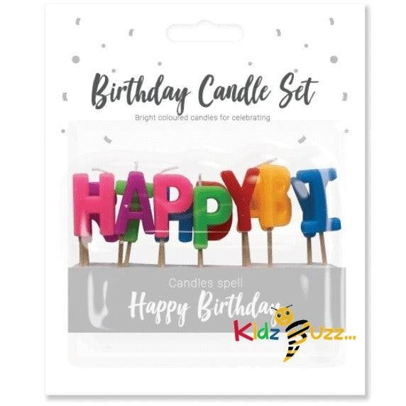 Happy Birthday Candle Set 13 Piece Kidzbuzzz