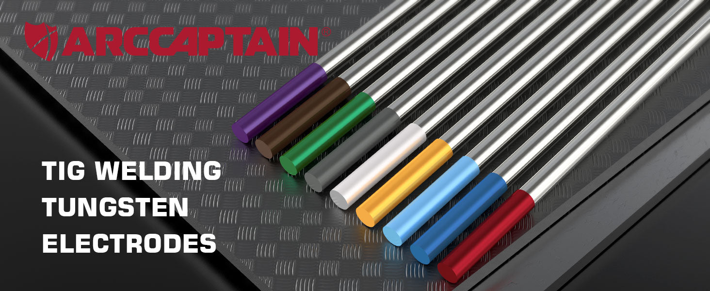 ARCCAPTAIN Color-coded Tungsten Electrodes