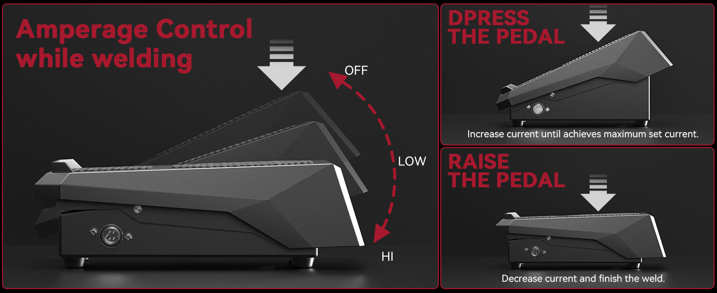 ARCCAPTAIN TIG Foot Pedal