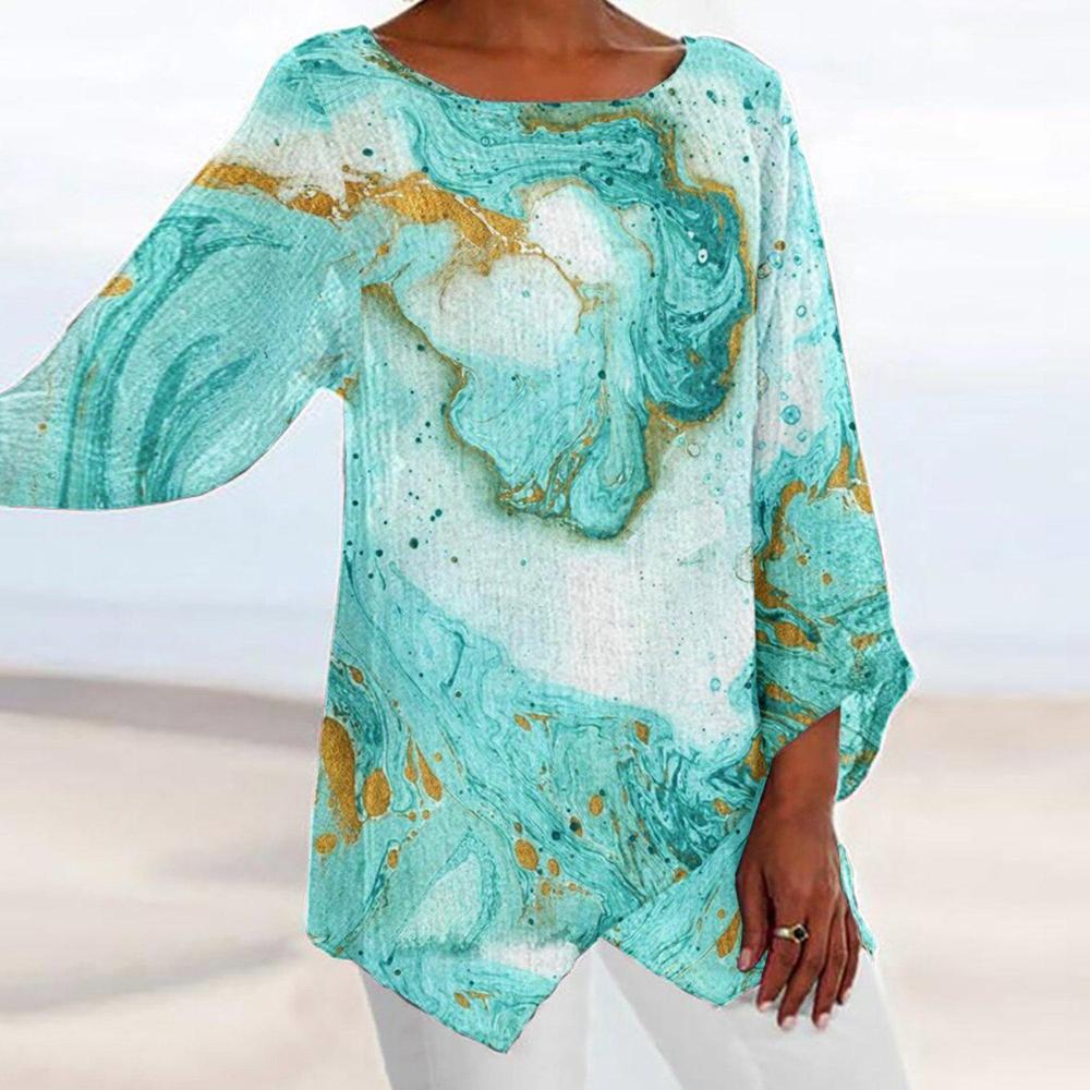 Ease Into Summer Teal Blue Top – capatee-new