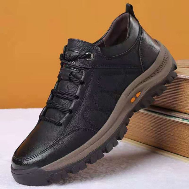 Men Leather Shoes Luxury Brand England Casual Shoes Men Sneakers –