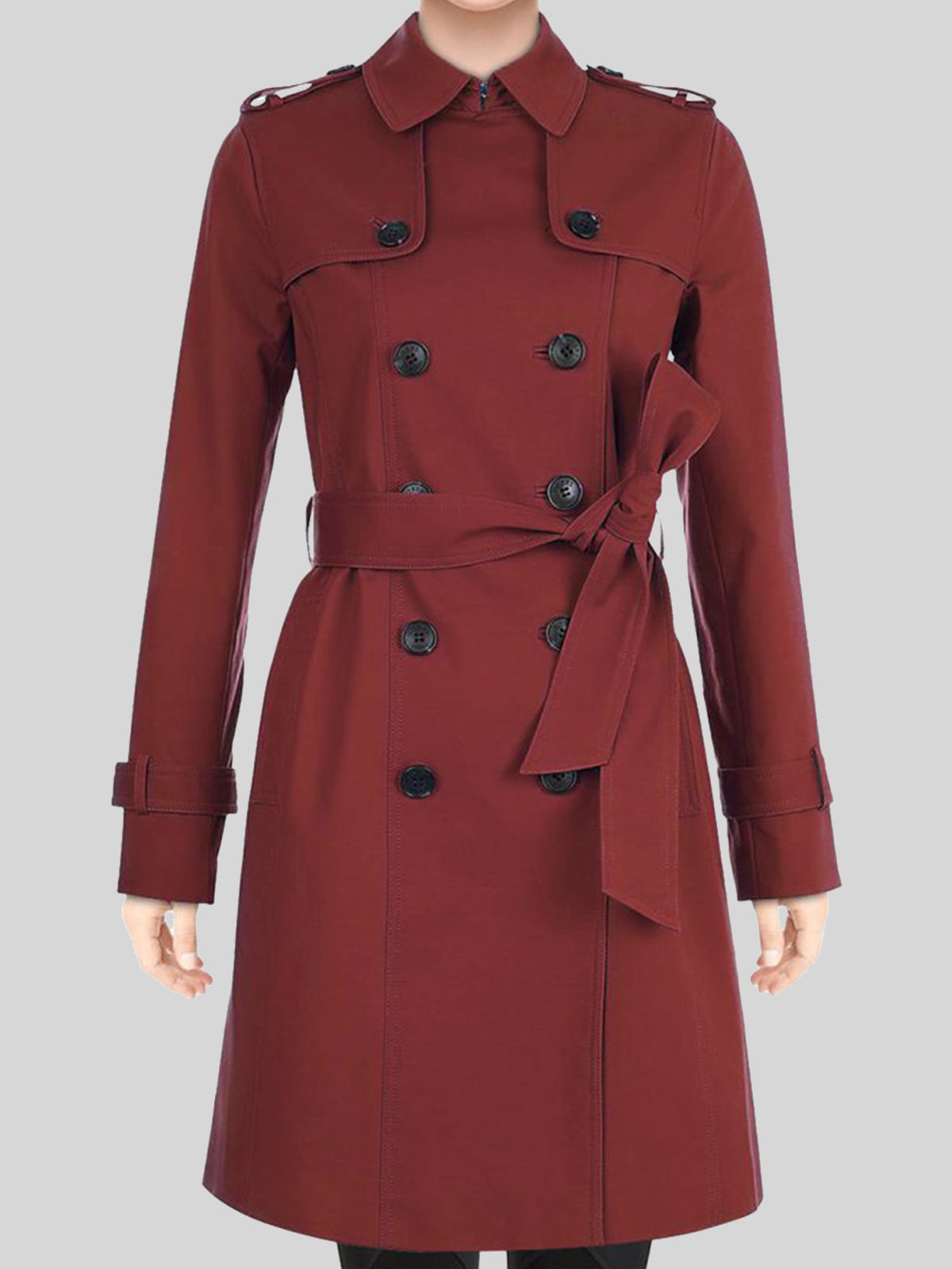 Petite Saskia Trench Coat | Women Red Petite Saskia Trench Coat ...