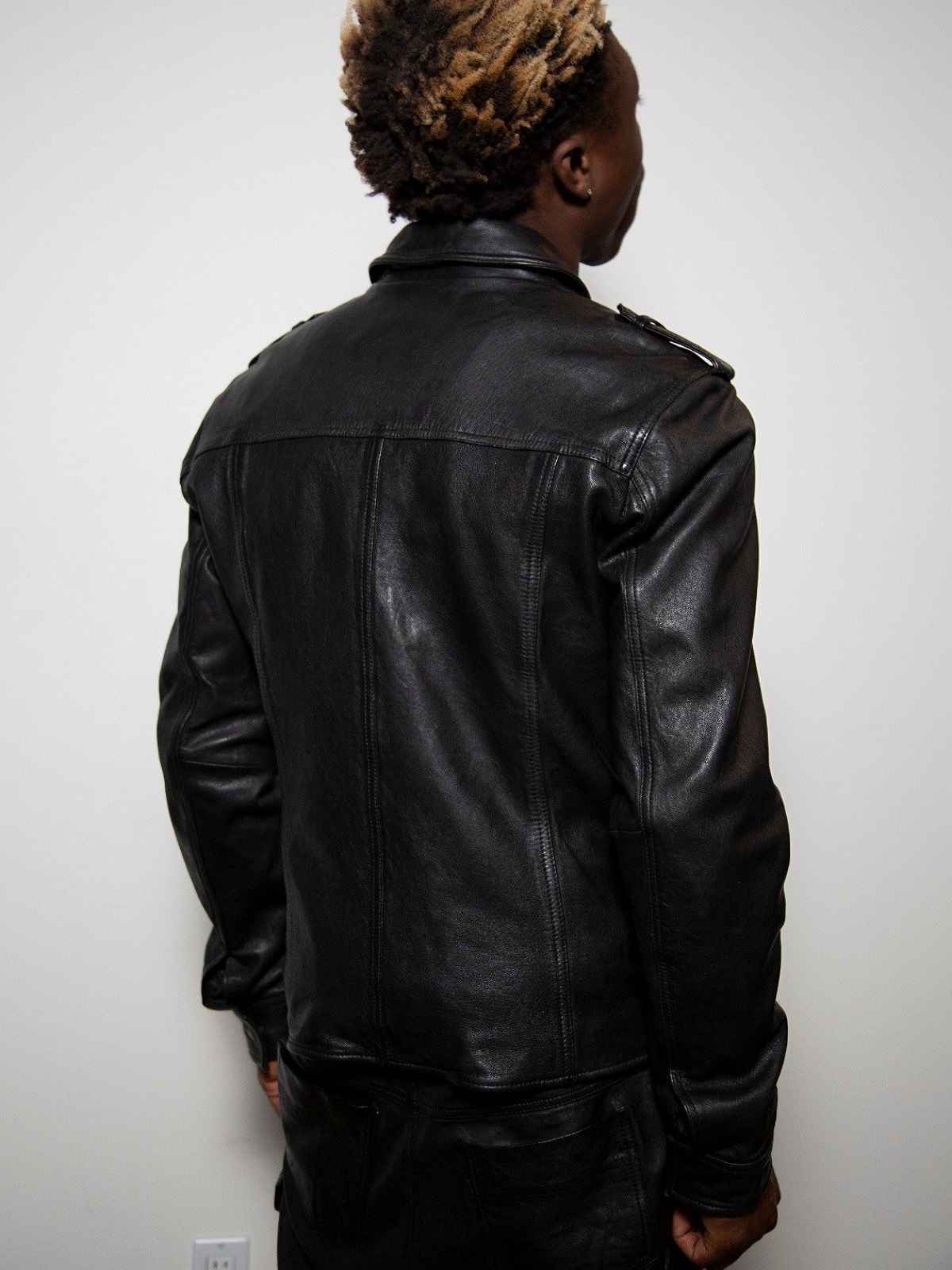 bick leather bomber jacket