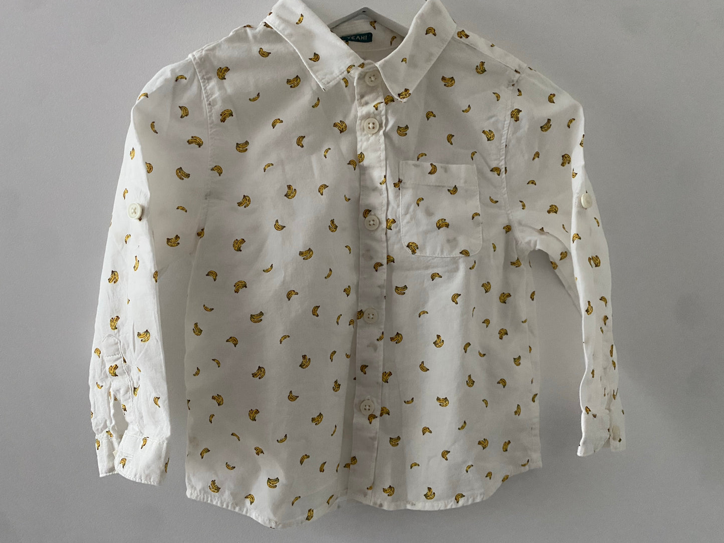 zara banana shirt