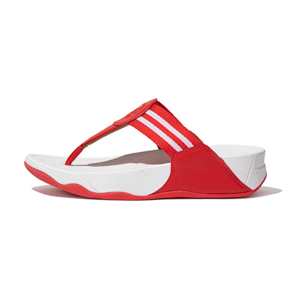 forum piek Remmen FitFlop Walkstar Canvas Flip Flops Sandals in Red – Island Trends