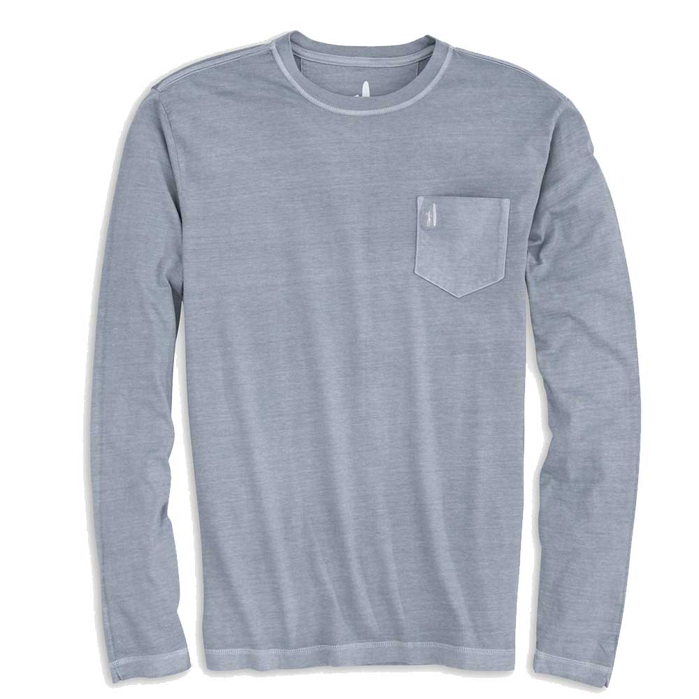 Johnnie-O Big & Tall Brennan Long Sleeve T-Shirt in Steel – Island