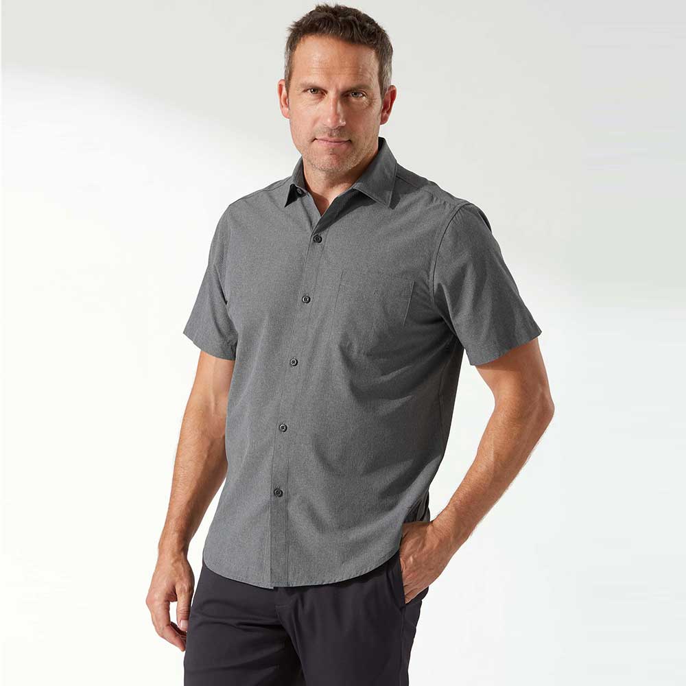 Tommy Bahama Canopy Coast Silk Camp Shirt (Color: Black, Size L) at   Men's Clothing store