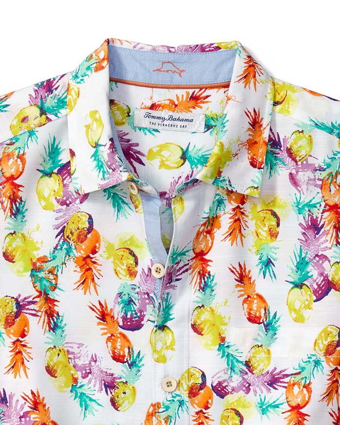 Tommy Bahama Men's Travel Tropics Camp Shirt - Continental - Size S