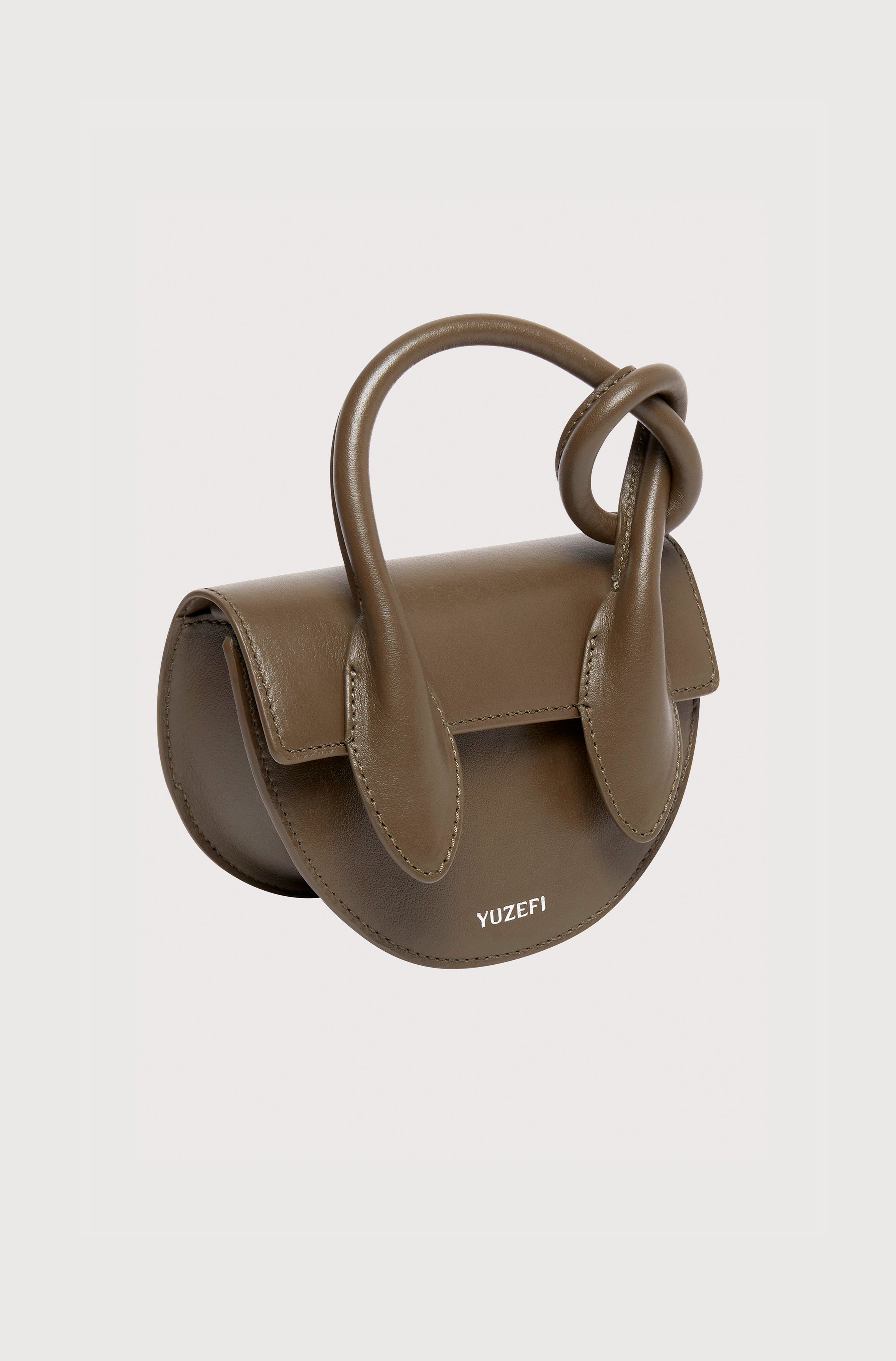 Truffle Collection structured bag with detachable cross body strap