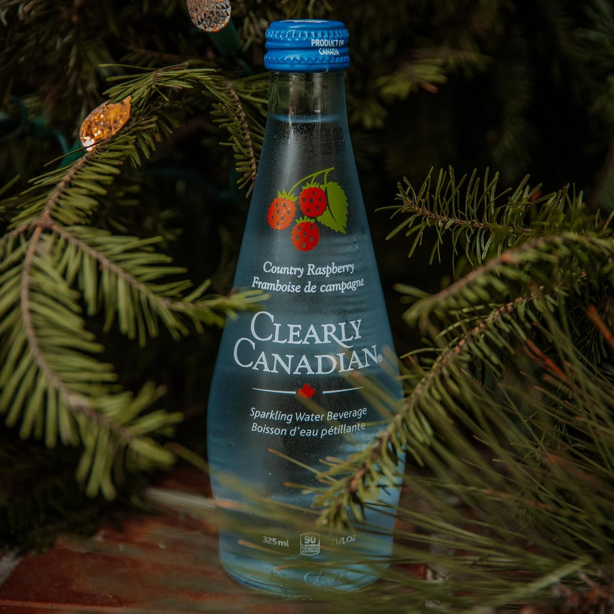 Clearly Canadian Sparkling Flavored Water (Country Raspberry, Single Bottle)