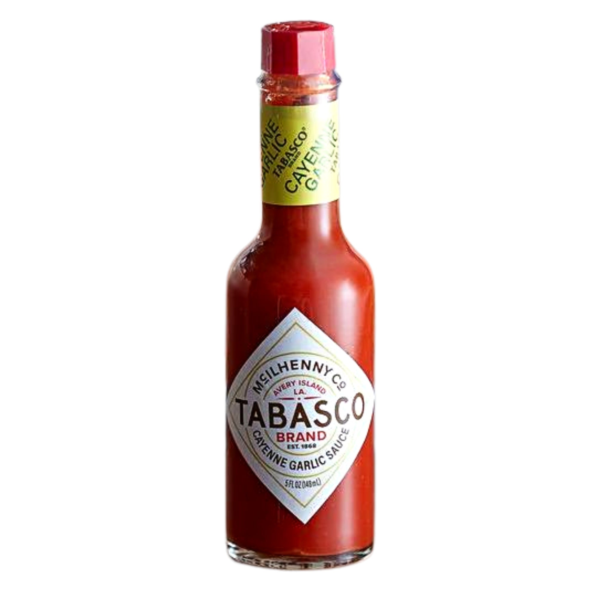 Tabasco Pepper Sauce Garlic 5 Oz Louisiana Pantry 7922