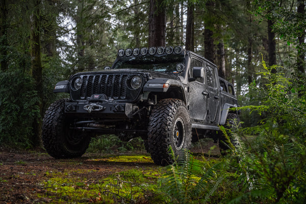 Jeep Gladiator Lifted in Oregon Forest