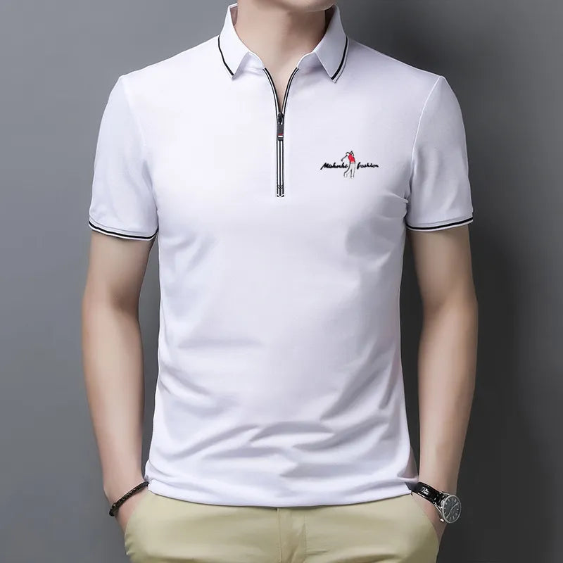 Camisa Masculina Polo Zíper 1