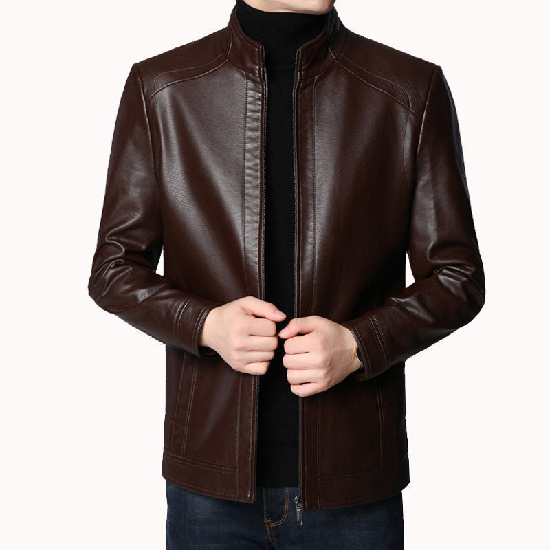 Jaqueta Masculina de Couro Kent 2
