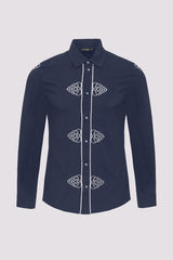 men's embroidered shirt