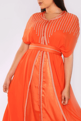 orange kaftan