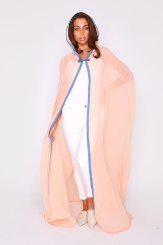 pink lightweight duster jacket