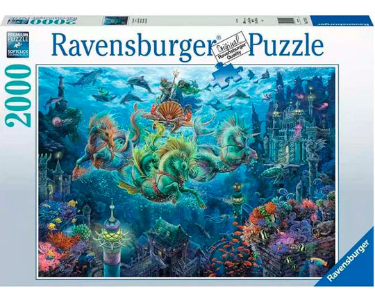 Puzzle RAVENSBURGUER Puzzle 1500P El Dragon Azul Oscuro (Idade Minima: 14  Anos)