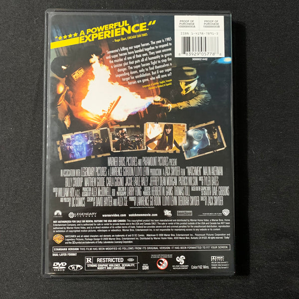 DVD Watchmen (Fullscreen edition) (2009) Malin Akerman, Billy Crudup ...