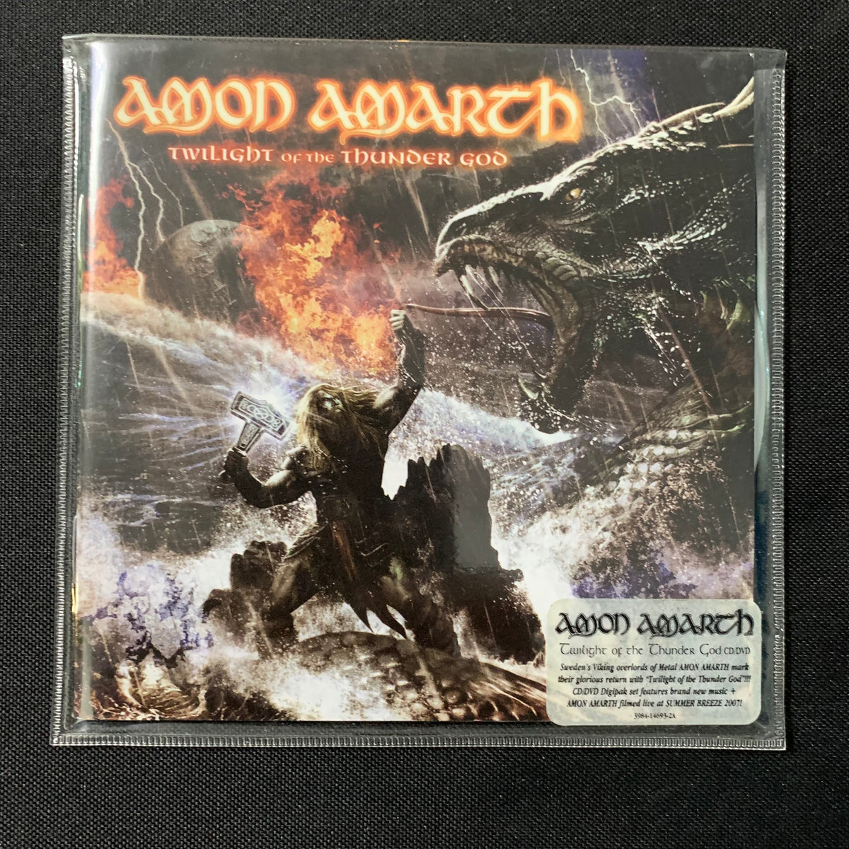 CD Amon Amarth 'Twilight of the Thunder God' rare PVC sleeve promo +hy –  The Exile Media and Trading Co.
